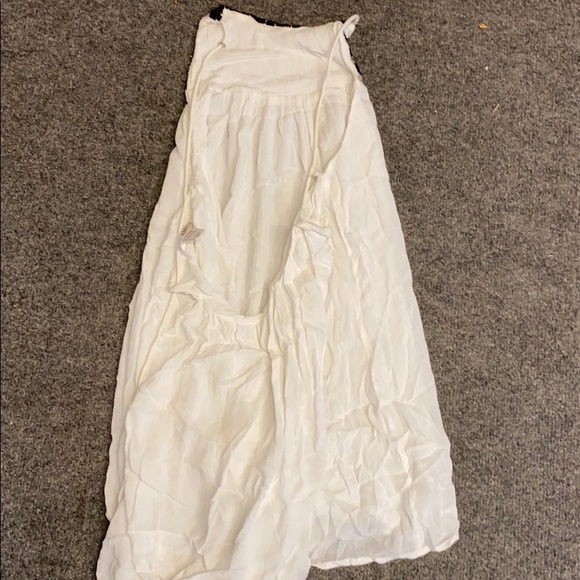White Cover-up sun dress with adjustable straps - Picture 2 of 3